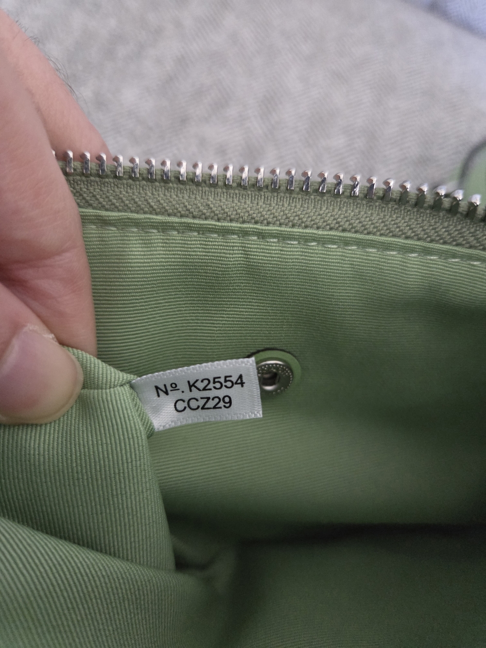 Coach Teri Mini Crossbody in Signature Leather with Heart Charm CCZ29 pale green - Picture 10 of 12